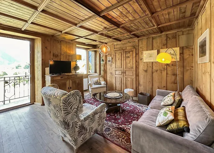 公寓 Swiss Alpine Retreat & View Near Martigny Salvan